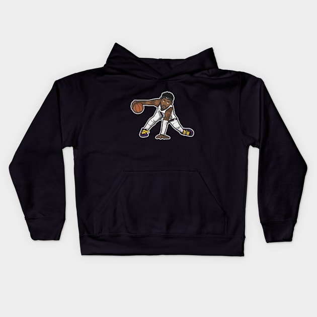 Kyrie Irving Cartoon Style Kids Hoodie by ray1007